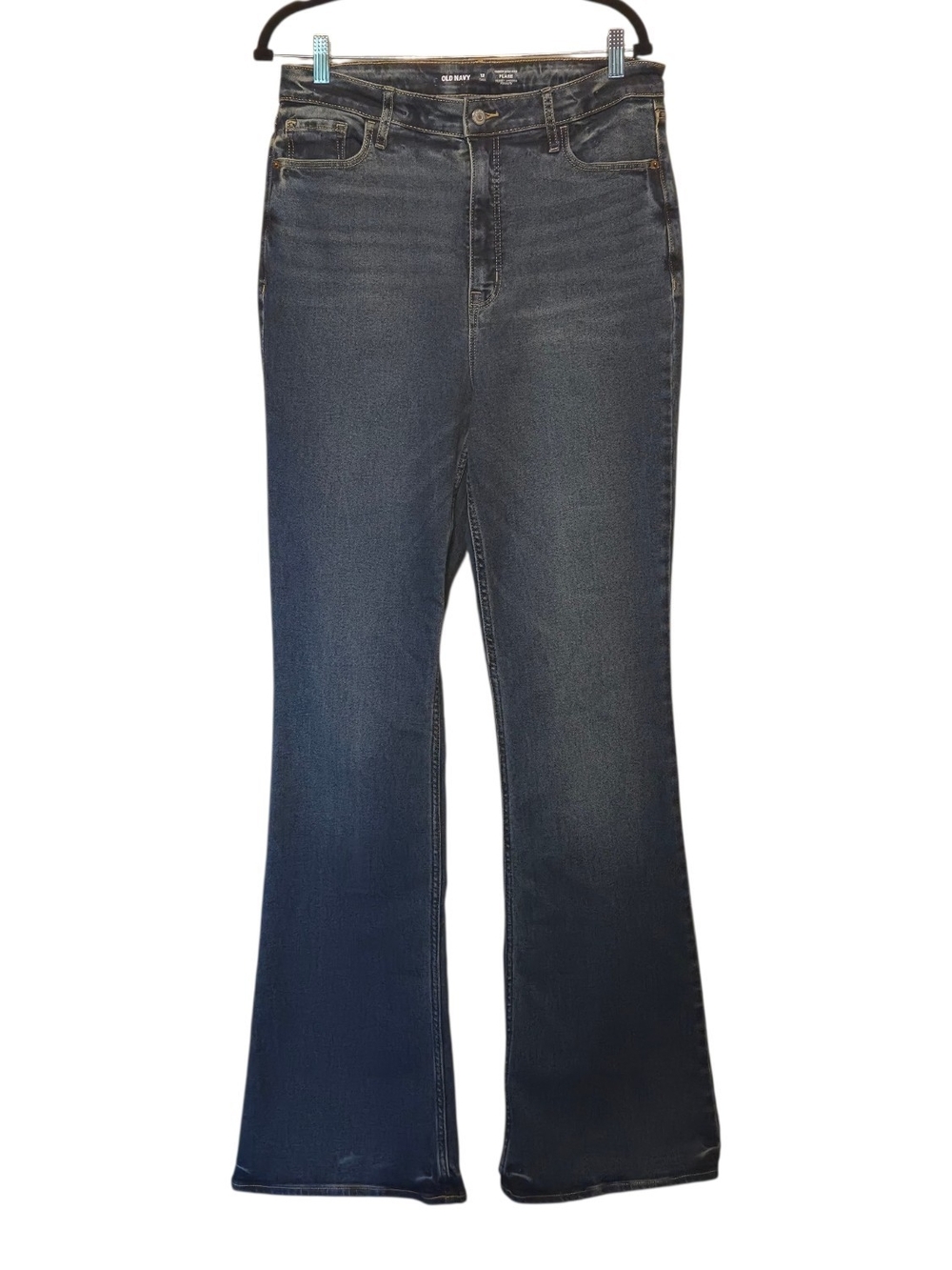 Old Navy Women's Dark Indigo Flared Jeans 12T 34inseam